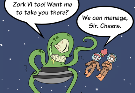 COMIC : PIP & JANE IN OUTER SPACE