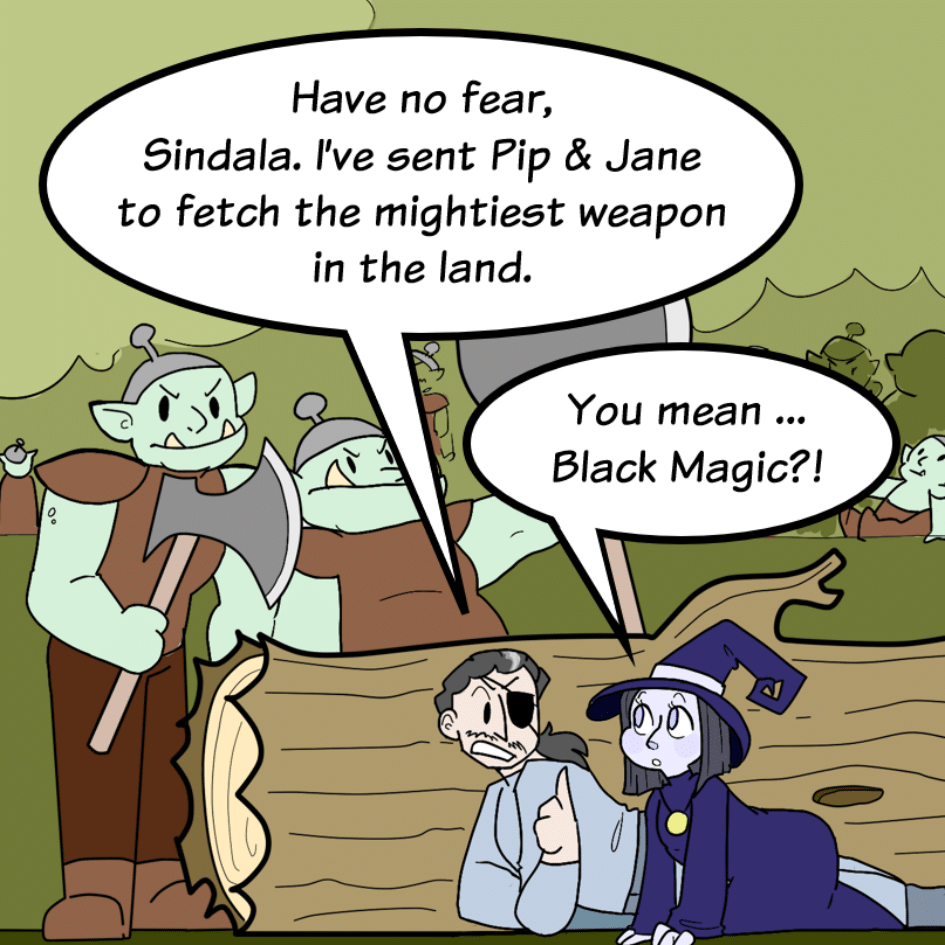 COMIC : PIP & JANE IN FANTASYLAND